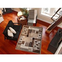 Edentina modern barna szőnyeg 150 x 230 cm