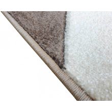 Edit Krém Barna Bézs Modern Szőnyeg 125 x 200 cm