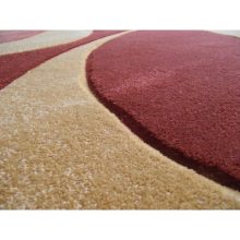 Cloe Domború Narancs Nyírt Szőnyeg 300 x 400 cm