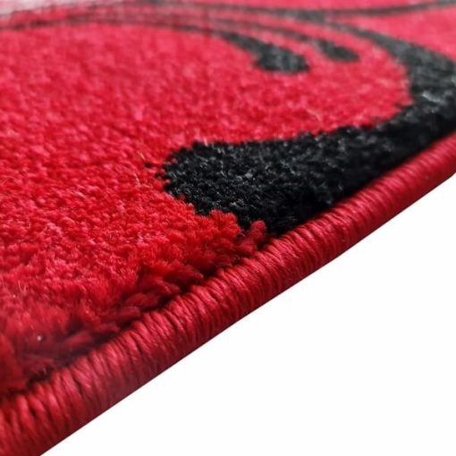 Emerencia gyönyörű piros szőnyeg virágmintás 200 x 300 cm