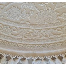 Emerka kerek szőnyeg elegáns klasszikus bézs 100 cm