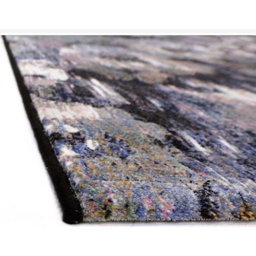 Evonne modern virágmintás szőnyeg 120 x 170 cm kék