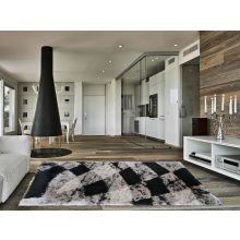 Exton szürke shaggy szőnyeg 80 x 150 cm