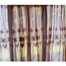 Bordó piros Organza kész Függöny Csíptetős +Bújtatós