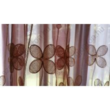 Bordó piros Organza kész Függöny Csíptetős +Bújtatós