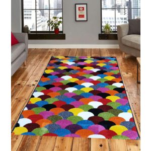 Sten Nyírt Fekete színes szőnyeg 200 x 300 cm