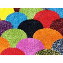Sten Nyírt Fekete színes szőnyeg 200 x 300 cm