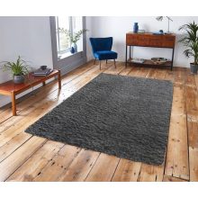 Calliope Antracit Szürke Shaggy Szőnyeg 125 x 200 cm