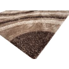 Natural Luxus Shaggy Szőnyeg 120 x 170 cm bézs barna