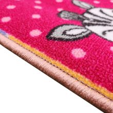 Angelina Gyerekszőnyeg állatos 200 x 200 cm rózsaszín