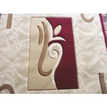 Öpusz Vastag szőnyeg bézs-bordó 125x200