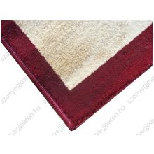 Öpusz Vastag szőnyeg bézs-bordó 125x200