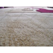 Öpusz Vastag szőnyeg bézs-bordó 125x200