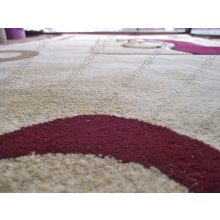 Öpusz Vastag szőnyeg bézs-bordó 125x200