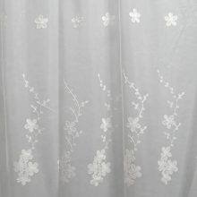 Rodelinda Fehér mintás Organza Függöny 250 x 300 cm