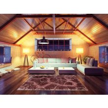 Fineás Shaggy Szőnyeg 125 x 200 cm barna terra