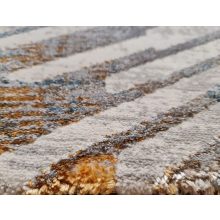 Gedő modern szőnyeg 80 x 150 cm szürke bézs