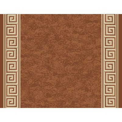 Kadosa tekercses futószőnyeg görögmintás barna