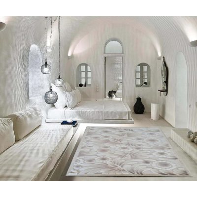 Giordano puha bézs klasszikus szőnyeg 3D virágos