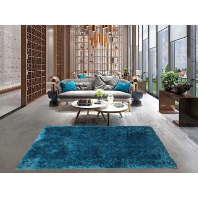 Giotto türkiz shaggy szőnyeg 250 x 350 cm