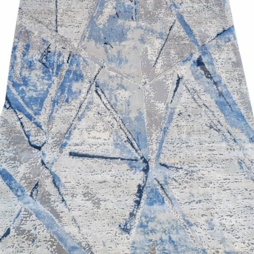 Glatten Modern Szőnyeg Kék Bézs 125 x 200 cm