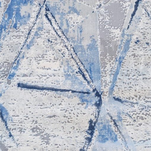 Glatten Modern Szőnyeg Kék Bézs 125 x 200 cm