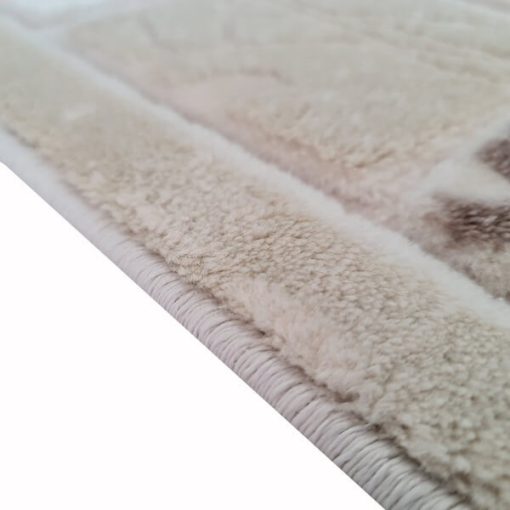 Grohar kockás szőnyeg 150x233 cm bézs barna