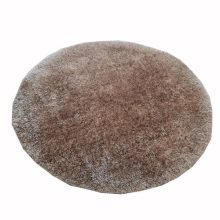 Guaro kerek shaggy szőnyeg 160 cm világosbarna