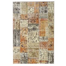 Gustaf patchwork szőnyeg 160 x 230 cm arany bézs