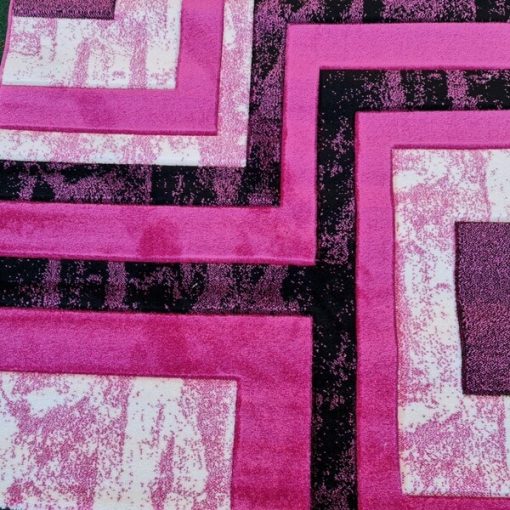 Gyöngyös Modern Rózsaszín Szőnyeg 150 x 230 cm