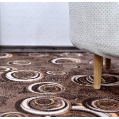 Györk Barna Padlószőnyeg 4 m széles karikás