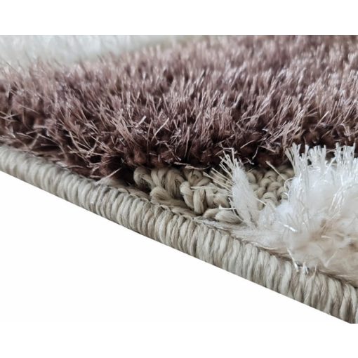 Hardin prémium shaggy szőnyeg 80 x 150 cm barna bézs