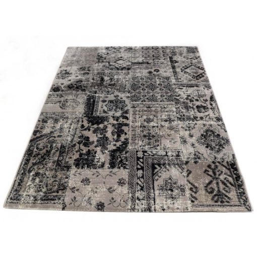 Ignác szürke patchwork szőnyeg 240 x 340 cm nagyméretű