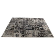 Ignác szürke patchwork szőnyeg 240 x 340 cm nagyméretű