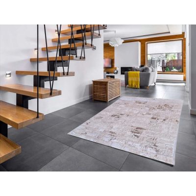   Izeron Nagyméretű Modern Szőnyeg Dombornyomott Bézs 200 x 300 cm