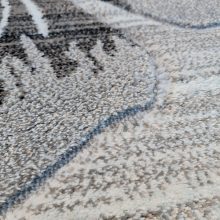 Jacinda Modern Virágos Szürke Szőnyeg 125 x 200 cm