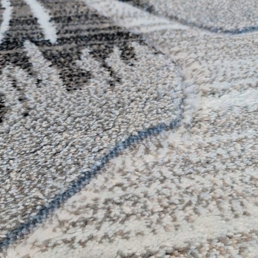 Jacinda Nagyméretű Szürke Szőnyeg 250 x 350 cm Virágos Modern