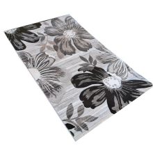 Jacinda Szürke Szőnyeg 150 x 230 cm Virágos Modern