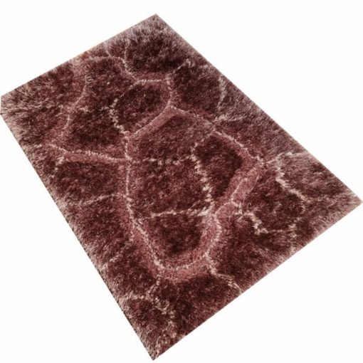 Január nagy shaggy szőnyeg 250 x 350 cm barna terra