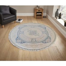 Katerina kerek szőnyeg elegáns klasszikus bézs