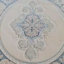 Katerina kerek szőnyeg elegáns klasszikus bézs