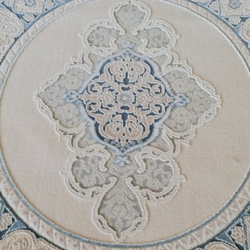 Katerina kerek szőnyeg elegáns klasszikus bézs