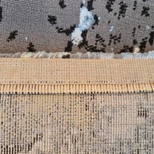 Kecege Modern Szőnyeg Barna Bézs 125 x 200 cm