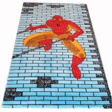 Spiderman Pókemberes Gyerekszőnyeg Kék 125 x 200 cm