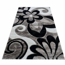 Klétus virágmintás shaggy szőnyeg 125 x 200 cm prémium