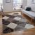 Kozma nagyméretű shaggy szőnyeg 250 x 350 cm barna bézs