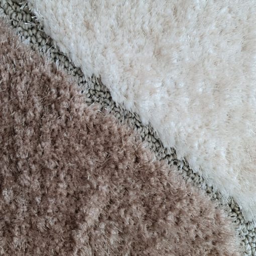 Kozma nagyméretű shaggy szőnyeg 250 x 350 cm barna bézs