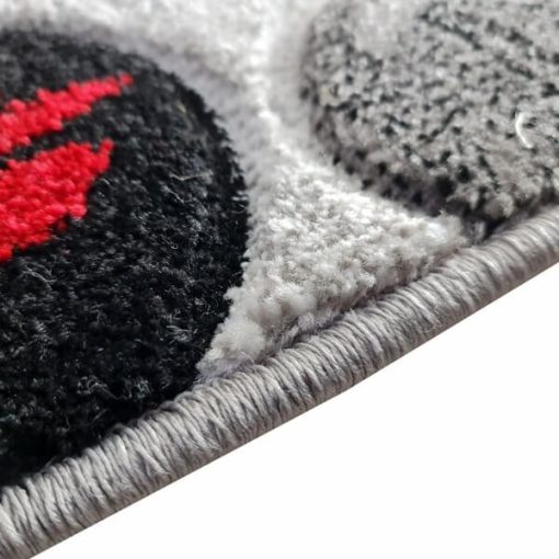 Kriszta nagyméretű szürke szőnyeg 250 x 350 cm virágmintás