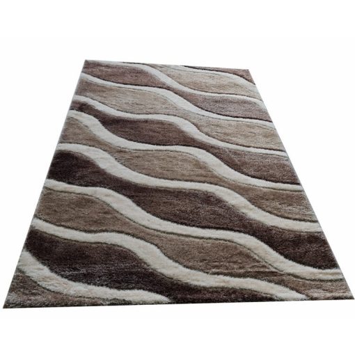 László nagyméretű shaggy szőnyeg 250 x 350 cm bézs barna