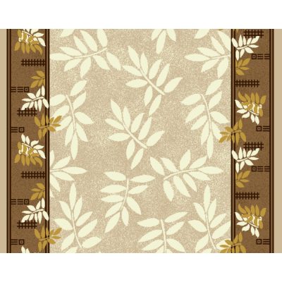 Lencsi Tekercses Futószőnyeg virágmintás bézs